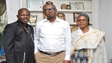 (L-r): Adewale Adeogun, education secretary, Ajeromi-Ifelodun Local Government, Lagos, Chinda Manjor, CSR manager, Airtel Nigeria, and Mrs. Animashaun Risikat, head Teacher, Oremeji Pry. Sch., during the recent courtesy visit of Airtel to the education Secretary in Lagos.